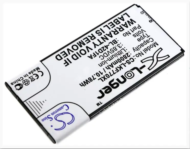 Cameron Sino 2800mAh battery for LG F770S G5 Mini K600Y MK6M X Fast Dual SIM Mach X5 4G LTE BL-42D1FA EAC63238201 | Мобильные