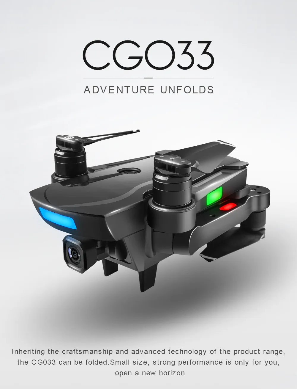 CG033 бесщеточный Квадрокоптер 2,4G FPV Wifi HD камера gps удержание высоты Дрон для нового прибытия