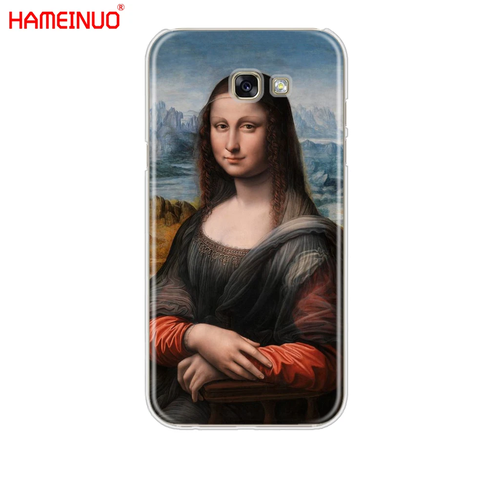 HAMEINUO Mona Lisa Леонардо да Винчи чехол для сотового телефона Samsung Galaxy A3 A310 A5 A510 A7 A8 A9 2016