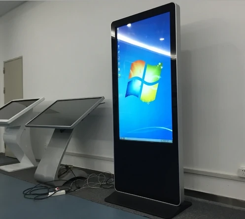 Digital information kiosk 47 Inch Floor Standing wall lcd tft hd monitors interactive kiosks with kiosk software