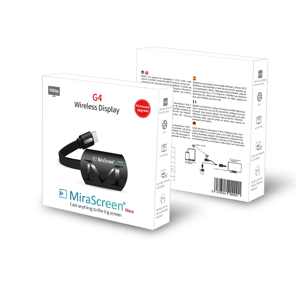 Pro MiraScreen G4 ТВ ключ Anycast HDMI WiFi Дисплей приемник Miracast 2 Мини ПК Android TV | Электроника