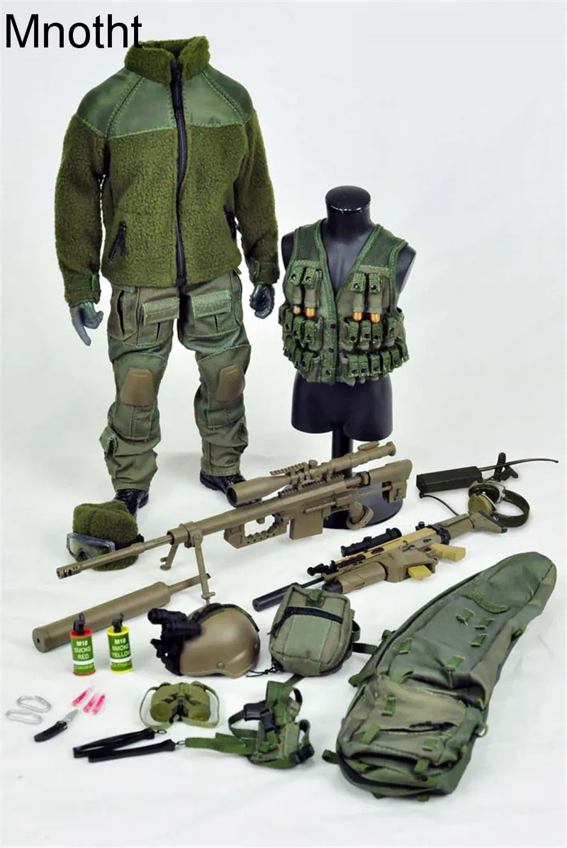 Mnotht 1/6 Solider наемничная армия женская военная модель комплект одежды для 12 дюймов