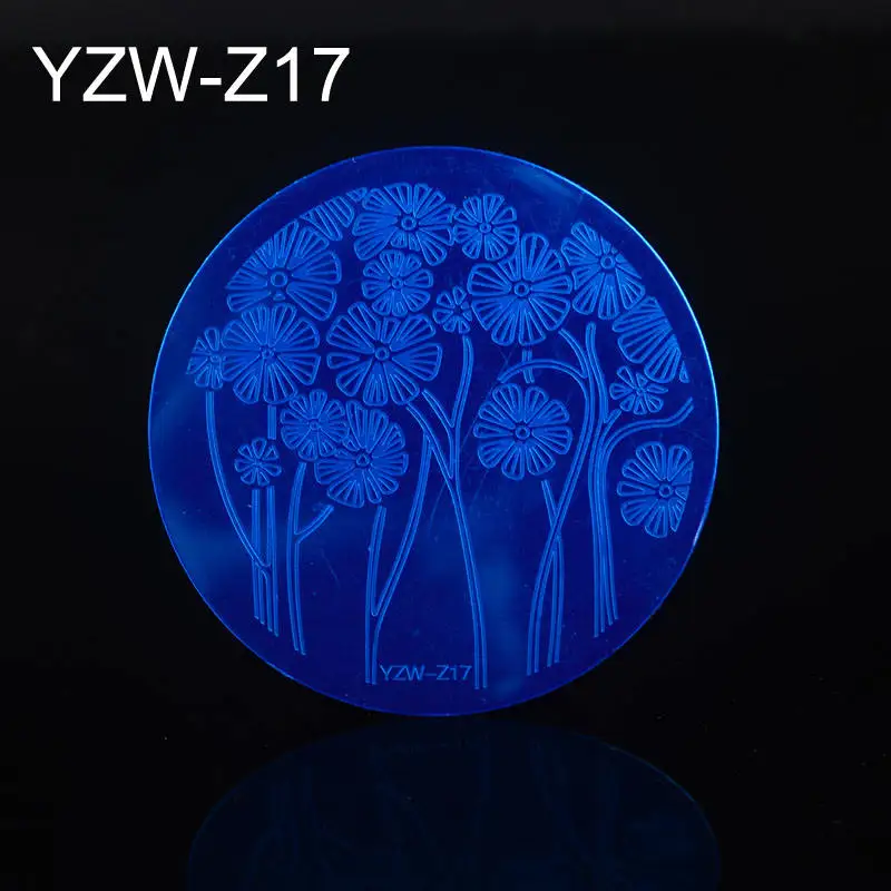 YZW-Z17 30 дизайнов дизайн ногтей штамп шаблон цветок лоза Роза Листья цветочный Рисунок печать пластины для маникюра трафарет - Цвет: YZW-Z17