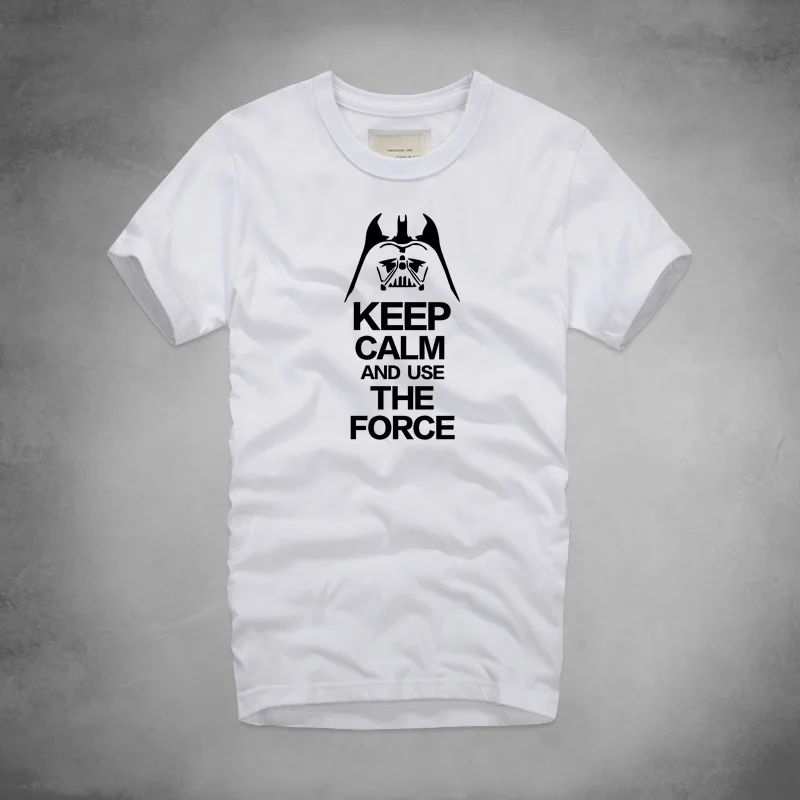 Мужская футболка с круглым вырезом и принтом Звездные войны: сохраняйте