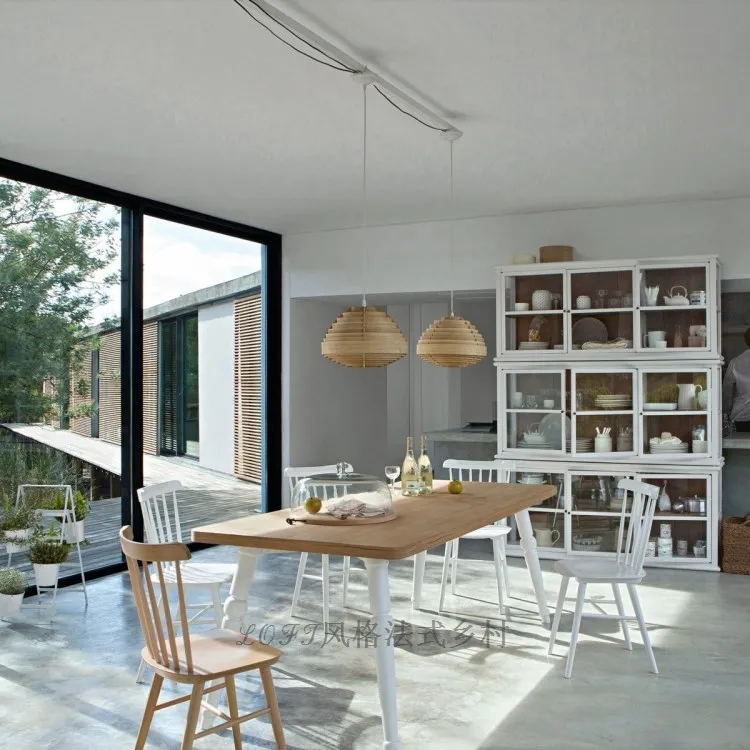 Explosion models retro minimalist modern style French country to do the old wood bookcase shelves shelving racks Chen | Мебель