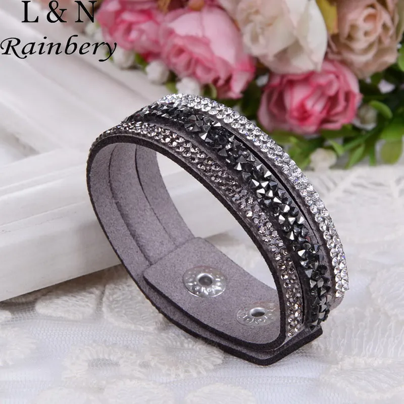 Rainbery 2021 Модный комплект из 6 Слои обматывающиеся браслеты утолить кожаные