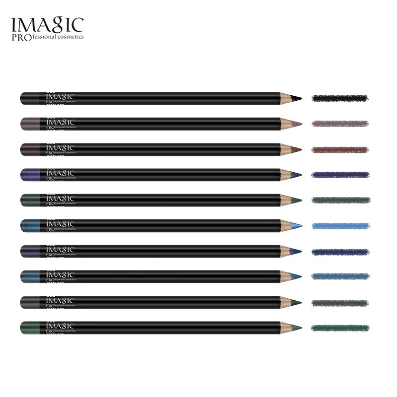 IMAGIC 10/Pcs Fashion Matte Colors Eyeliner Pencil Makeup Waterproof Long Lasting Eye Cosmetics Maquiagem Easy to Wear |