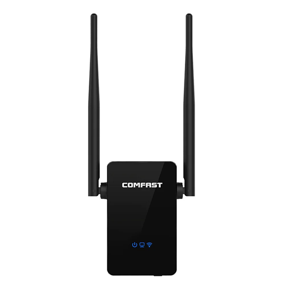 Black wifi усилитель маршрутизатор 300 м беспроводной wifi повторитель сетевой маршрутизатор 2*5 DBI внешняя антенна wifi Сильный усилитель сигнала Обновление - Цвет: Black