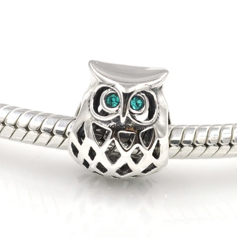 Новинка 2016 оригинальные подвески в виде милой совы с синим кубическим цирконием