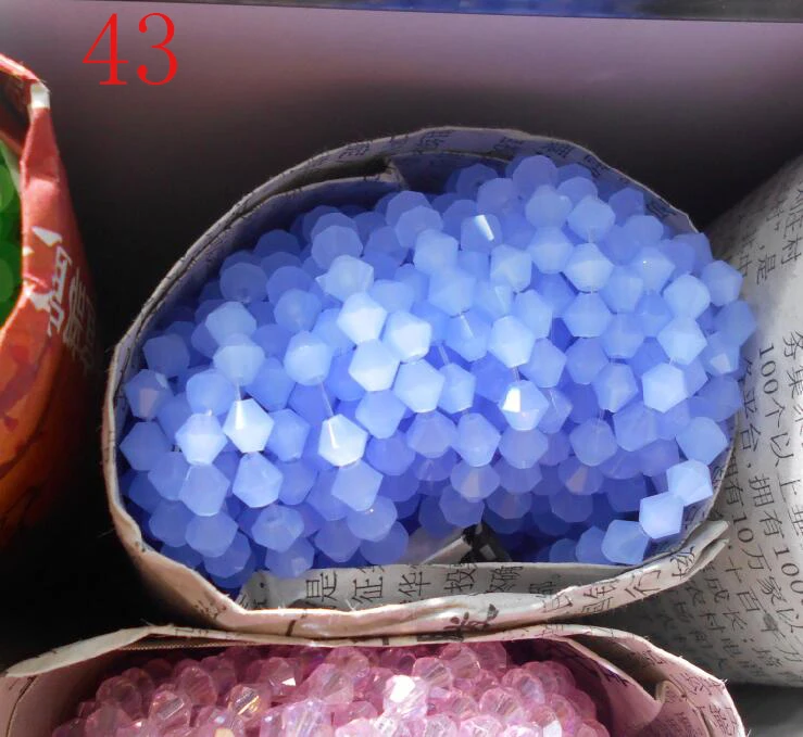 FLTMRH воды фиолетовый цвет 110 шт. 4 мм Bicone бусины из австрийского хрусталя подвески