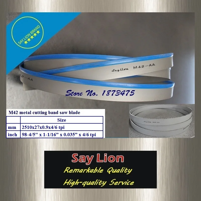 27x0.9x2510x4/6T HSS metal cutting band saw blade M42 Bi-Metal bandsaw | Electric Saw