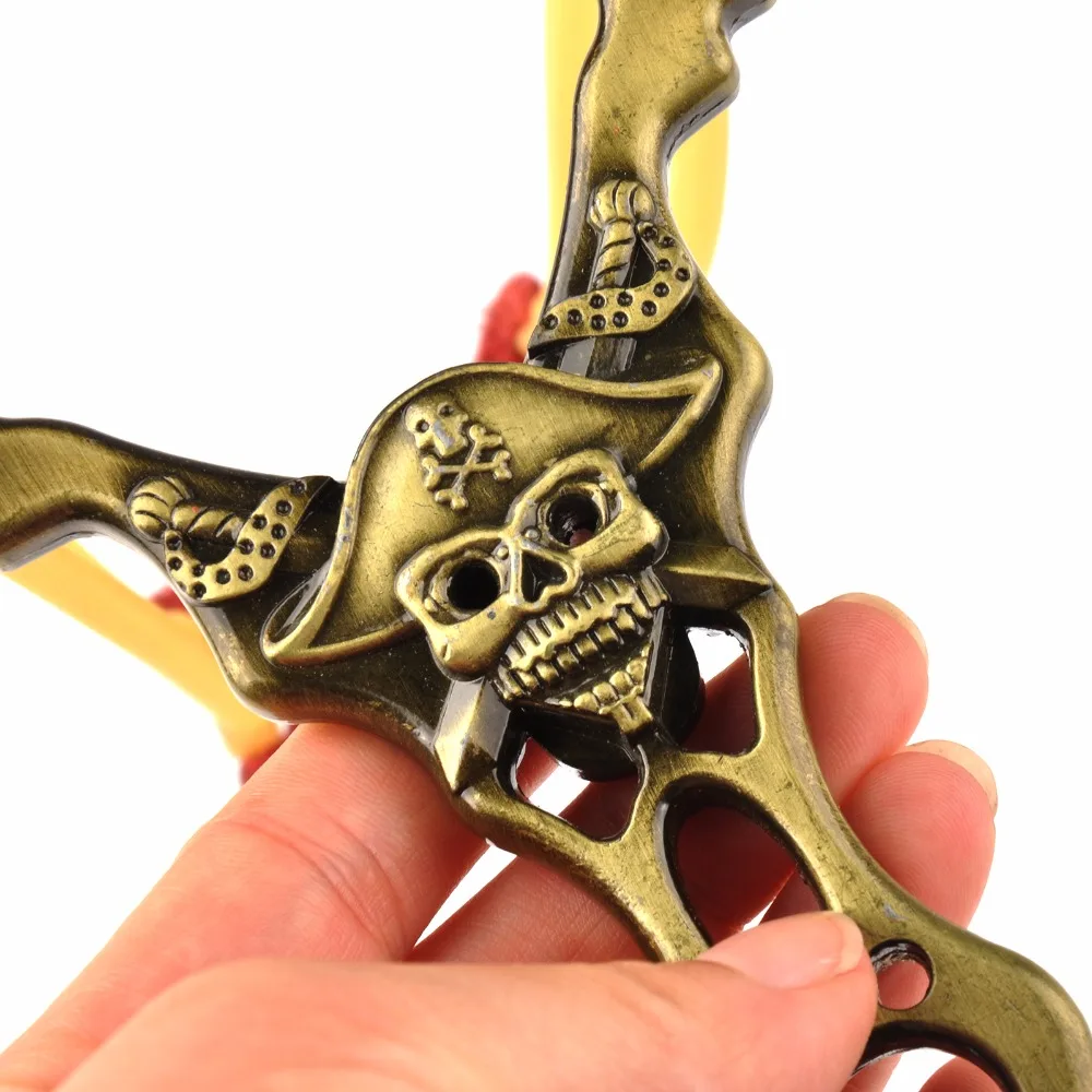 

Slingshot Pocket Pirate Style Outdoor Powerful Alloy Hunting Slingshot Pocket Catapult Outdoor Powerful Hunting Catapult Hunting