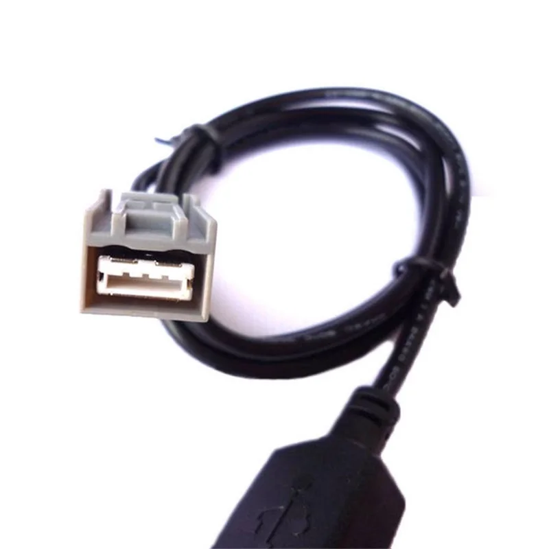 Автомобильный Кабель для барбекю 90 см USB гнездовой порт адаптер AUX подходит Honda Civic
