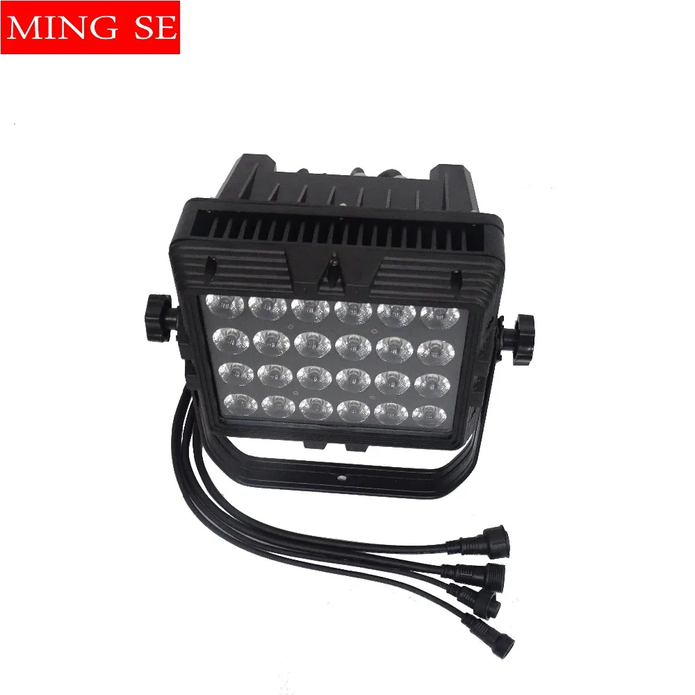 IP65 водонепроницаемый настенный светильник 24x18 w RGBWA УФ 6in1/RGBW 4in1/RGBWA 5in1 напольный непромокаемые свет этапа площадь номинальной света