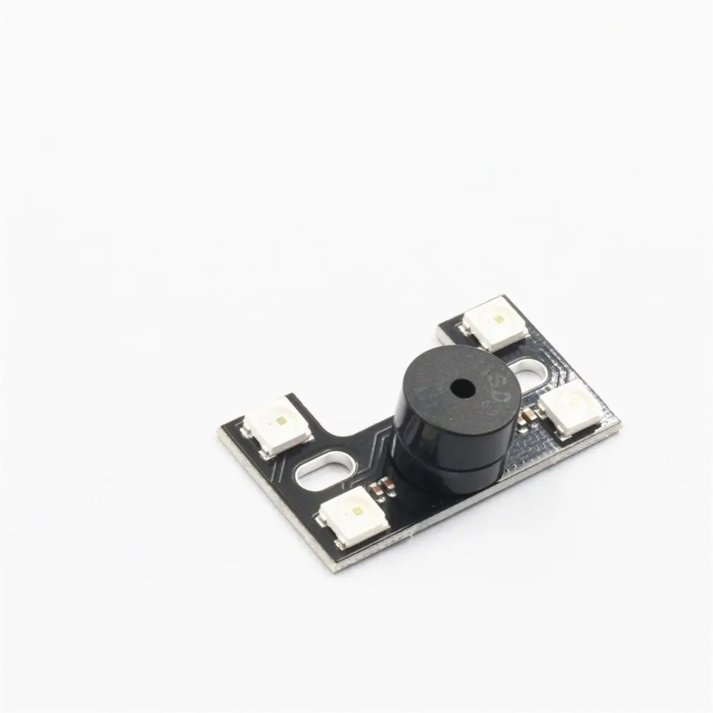 Портативный Super Mini WS2812B LED + 5 В активный звуковой сигнал для NAZE32 CC3D F3 F4 Контроллер