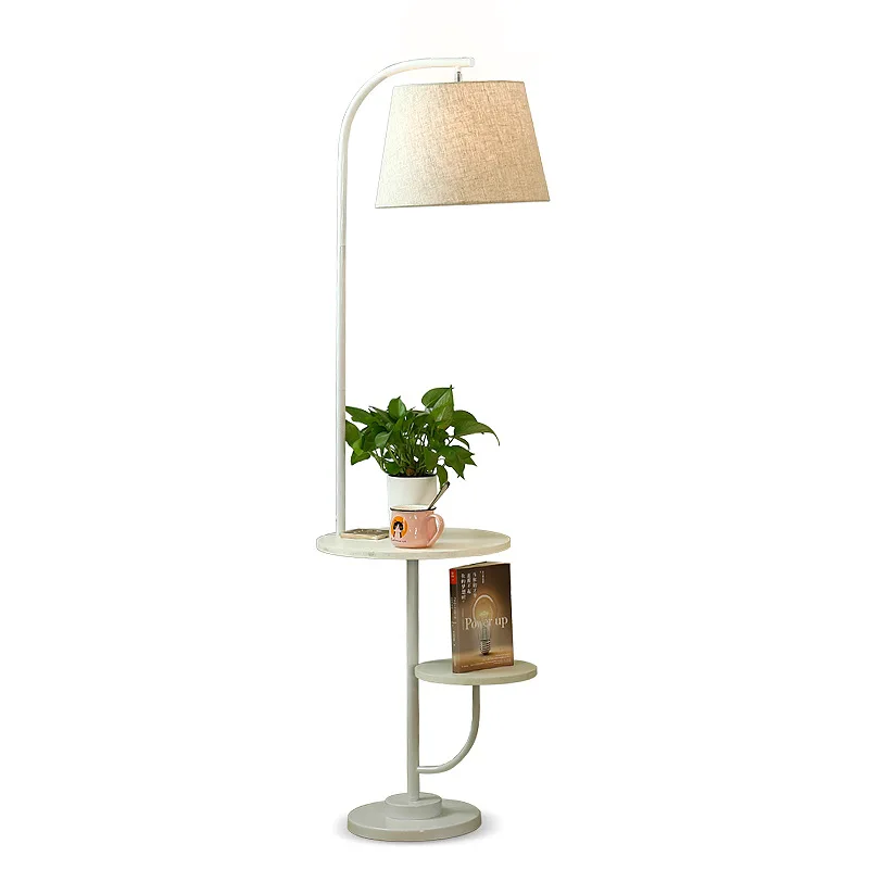 Simple post-modern solid wood floor lamp Nordic living room creative personality bedroom bedside study wrought iron | Лампы и