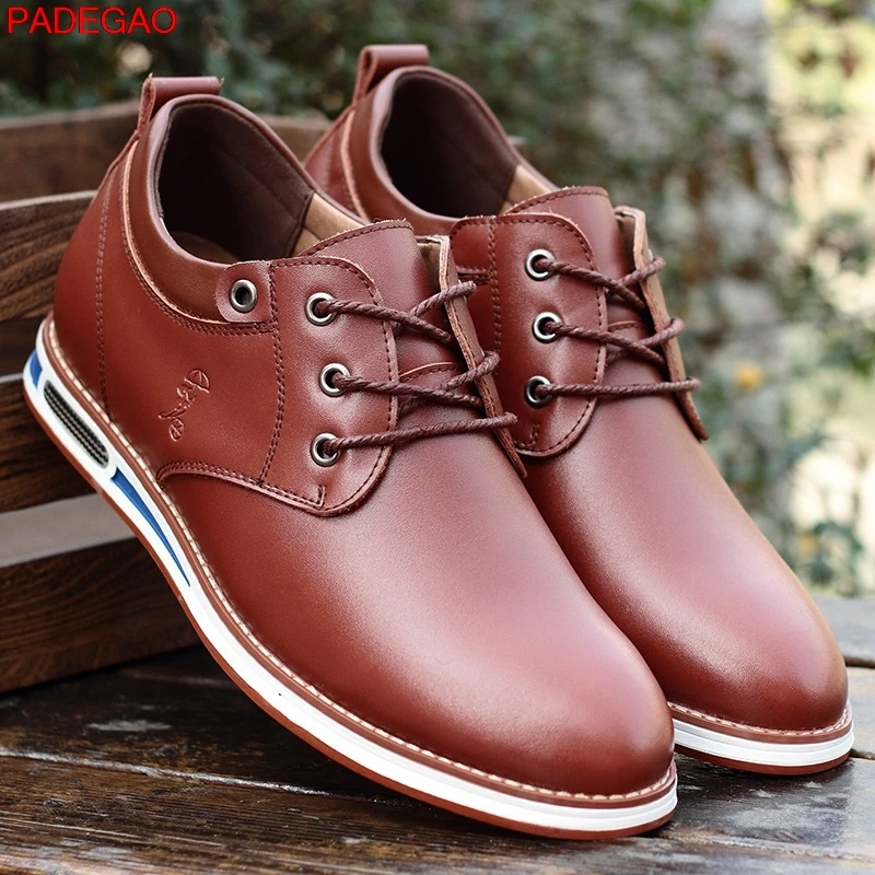 new spring 2017 Men's leather shoes fashion leisure of England | Обувь