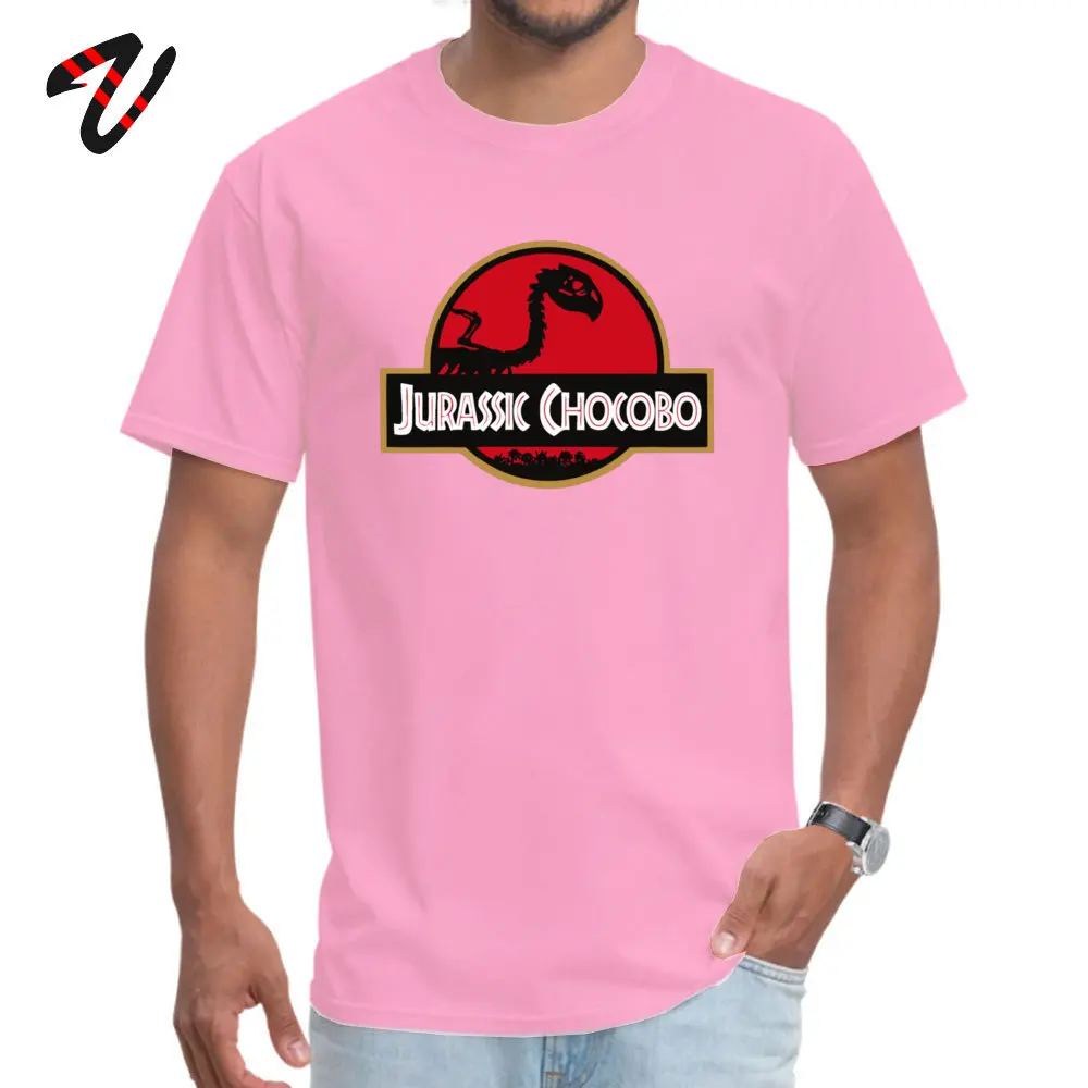 Футболка Chocobo мужская с надписью Jurassic развлекательная рубашка рисунком аниме