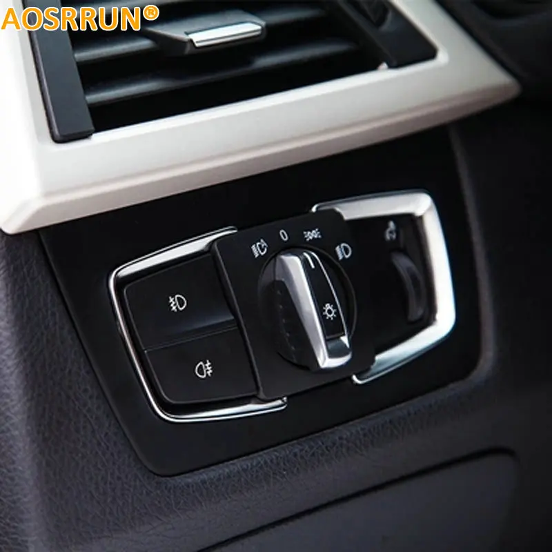 

For BMW F30 320 328 316 318 X5 F15 2013 2014 2015 2012 2016 Headlight Adjust switch Cover Trim car accessories