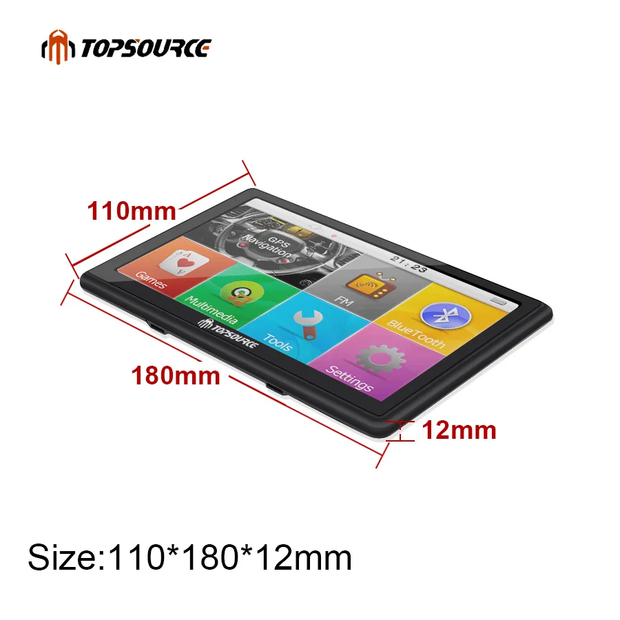 Автомобильный навигатор mtk ce6.0 с GPS навигацией 7 &quot 800 МГц 8 ГБ 256 м для navitel/
