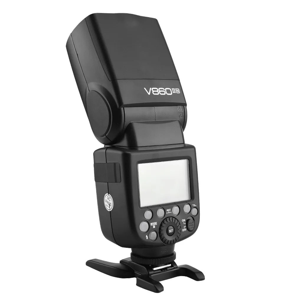 

Godox V860II-N V860N II I-TTL HSS 2.4G Build-In Transceiver Li-ion Battery Flash for Nikon Camera