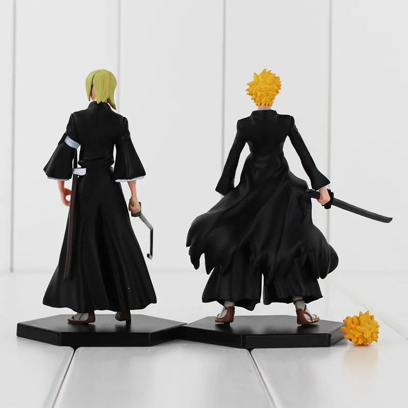 4 шт./лот 9-12 см BLEACH Kurosaki Ichigo Hitsugaya Toushirou ПВХ Рисунок Игрушки Коллекции модель куклы детские подарки