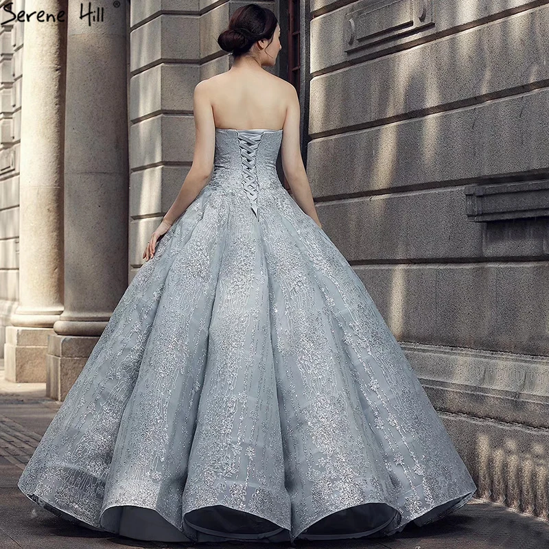 Новейшее серое сексуальное свадебное платье с открытыми плечами 2021 модное