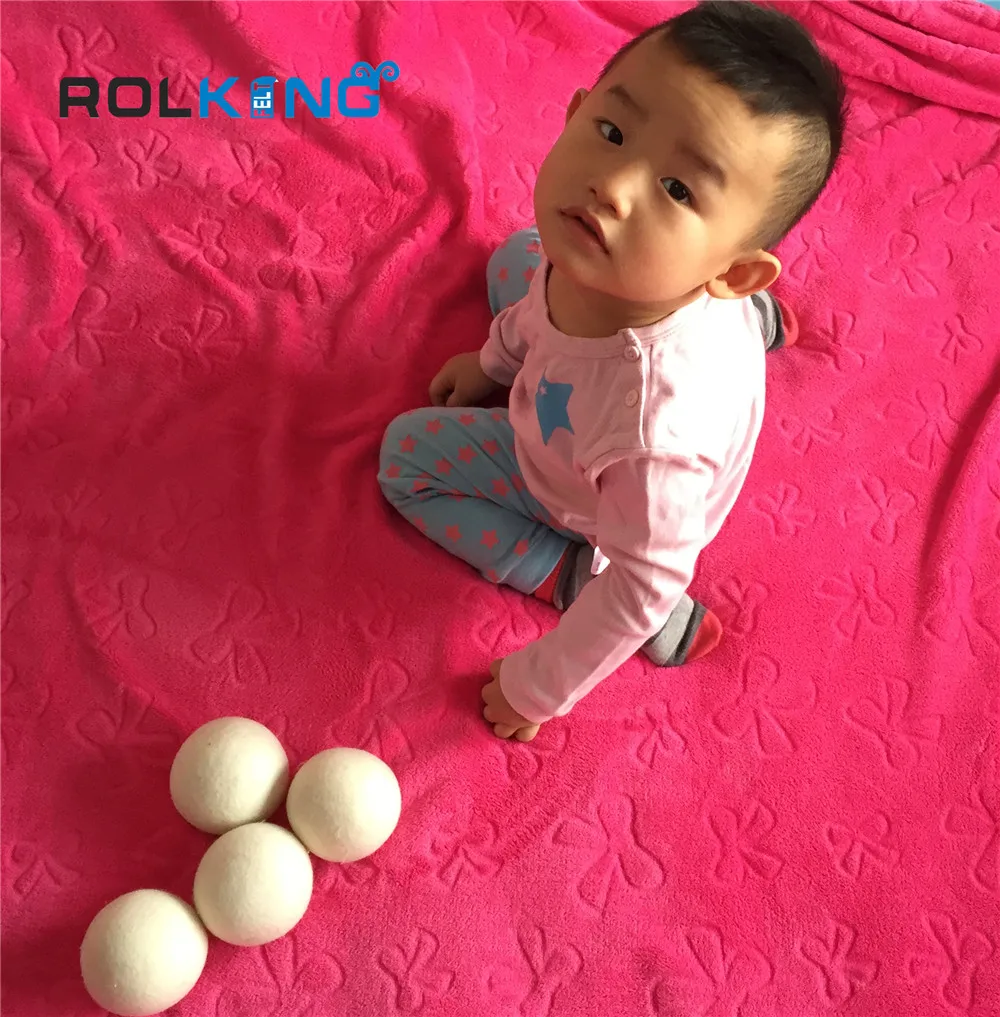 3 шт. с тканевой сумкой удобный для стирки овечья шерсть войлочные сушилки шары |