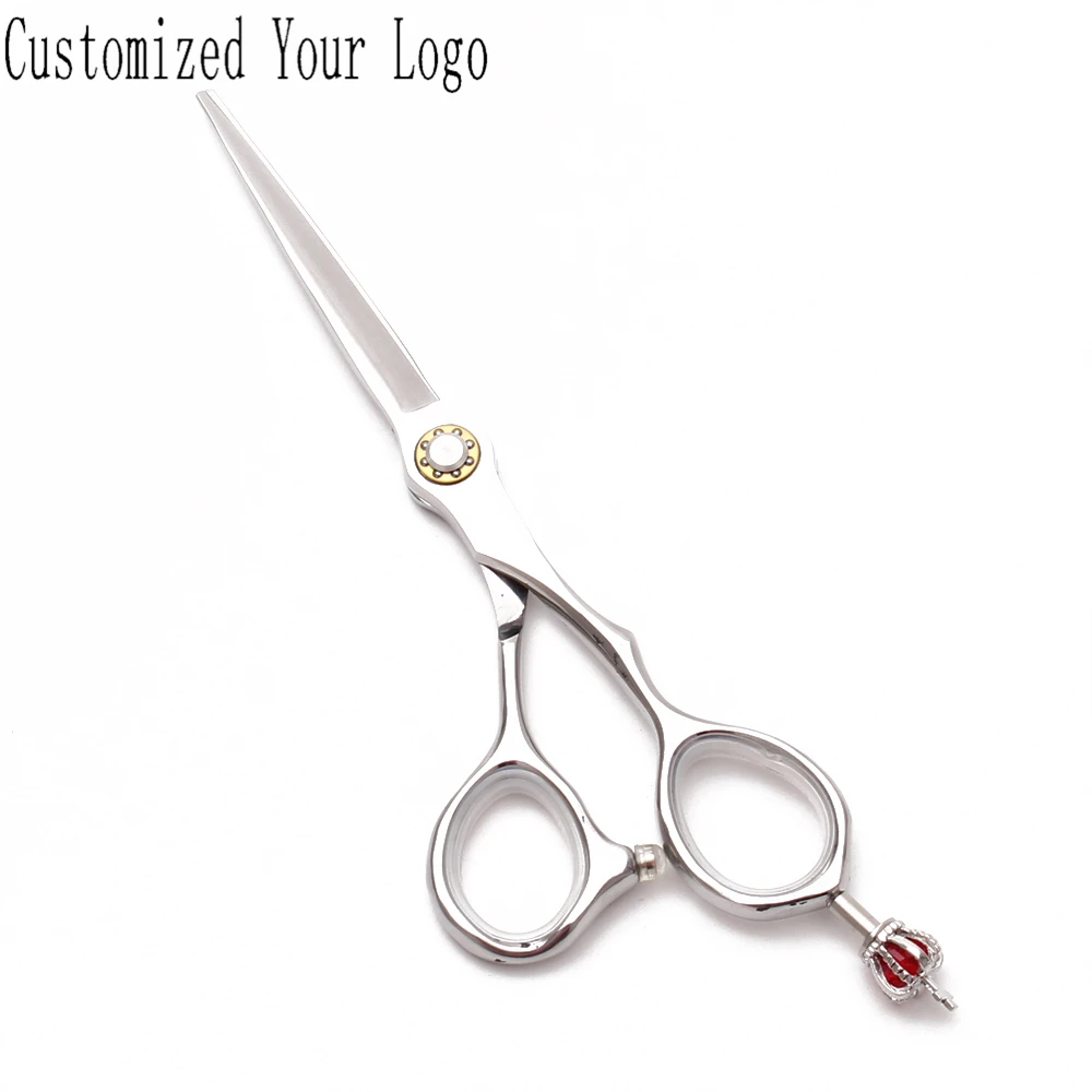 Ножницы Парикмахерские прямые с гравировкой и логотипом 5 дюйма 16 см | Красота