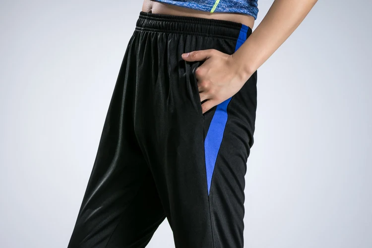 Мужские обтягивающие штаны для бега спортивные футбольные леггинсы на молнии