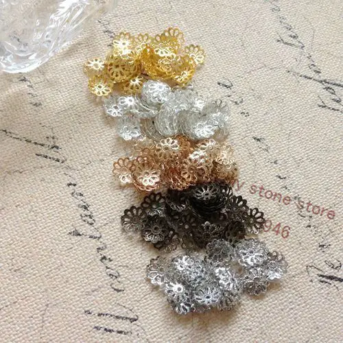 

9MM 2000Pcs Metal Bead Caps DIY Jewelry Findings & Components
