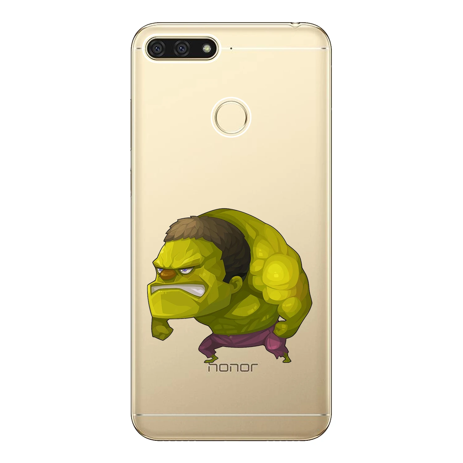 Чехол для Huawei Honor 7A Pro 5 7 дюйма мягкий силиконовый чехол из ТПУ Y6 Prime 2018 телефона с