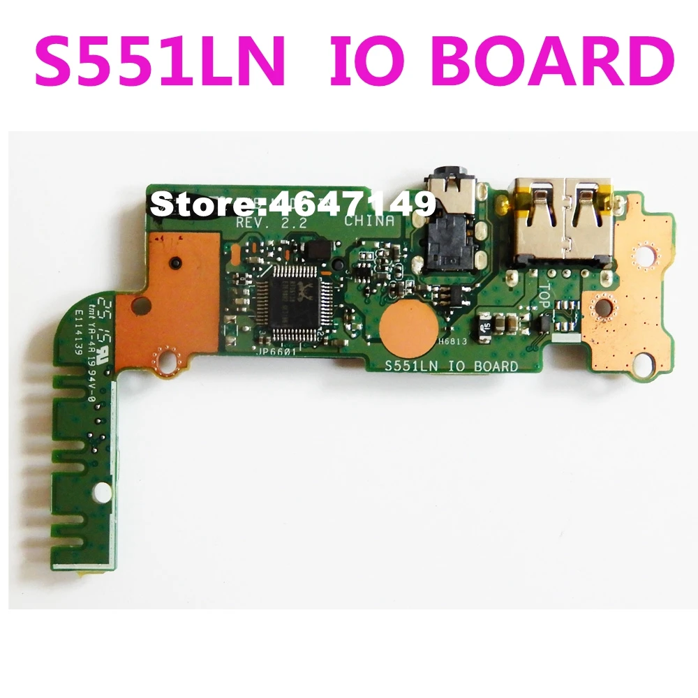 S551LN IO Плата REV 2 для ASUS S551L S551LB V551 K551 K551L R551LA R551LB материнская плата ноутбука USB аудио