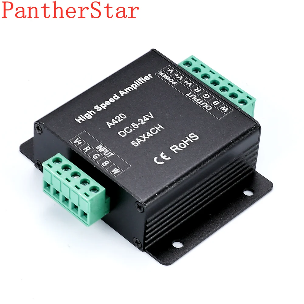 DC5-24V 18A/20A/20A A318/A420/A520 Led High Speed Amplifier For 5050 SMD RGB RGBW RGB+CCT Strip Light tape | Освещение