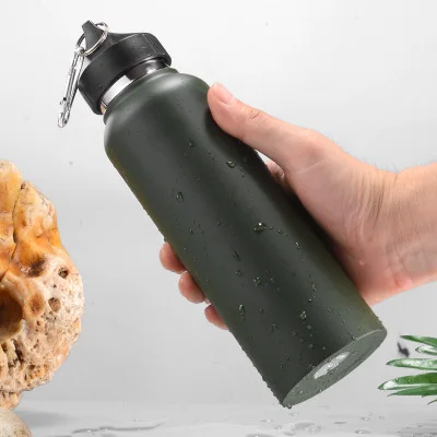 700ml Sports Outdoor Bottle stainless steel mug portable mobile sports straight cup outdoor car travel big mouth kettle | Спорт и