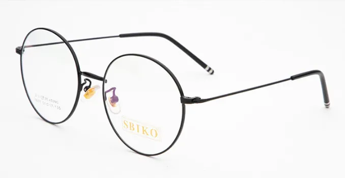 Очки для близорукости с металлической отделкой очки оправа круглыми линзами