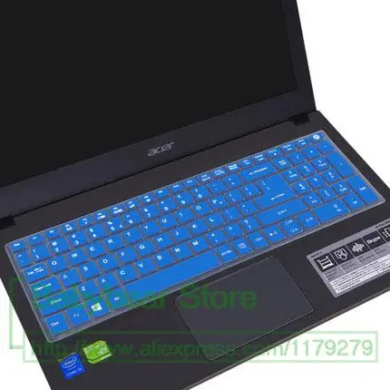 Клавиатура Защитная крышка из термопластичного полиуретана(15,6 Для acer Extensa Ex 2520 г 2511 E5-522 E5-522G F5-573G E5-574G Tmp258 - Цвет: blue