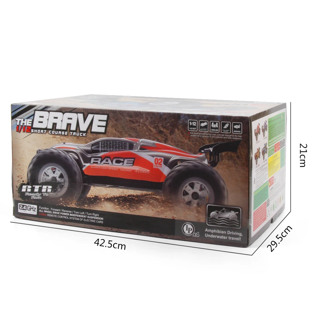 Feiyue FY10 2 4 г 1/12 масштаб rc амфибия внедорожника дисков на земле и воды 30 км/ч высокое