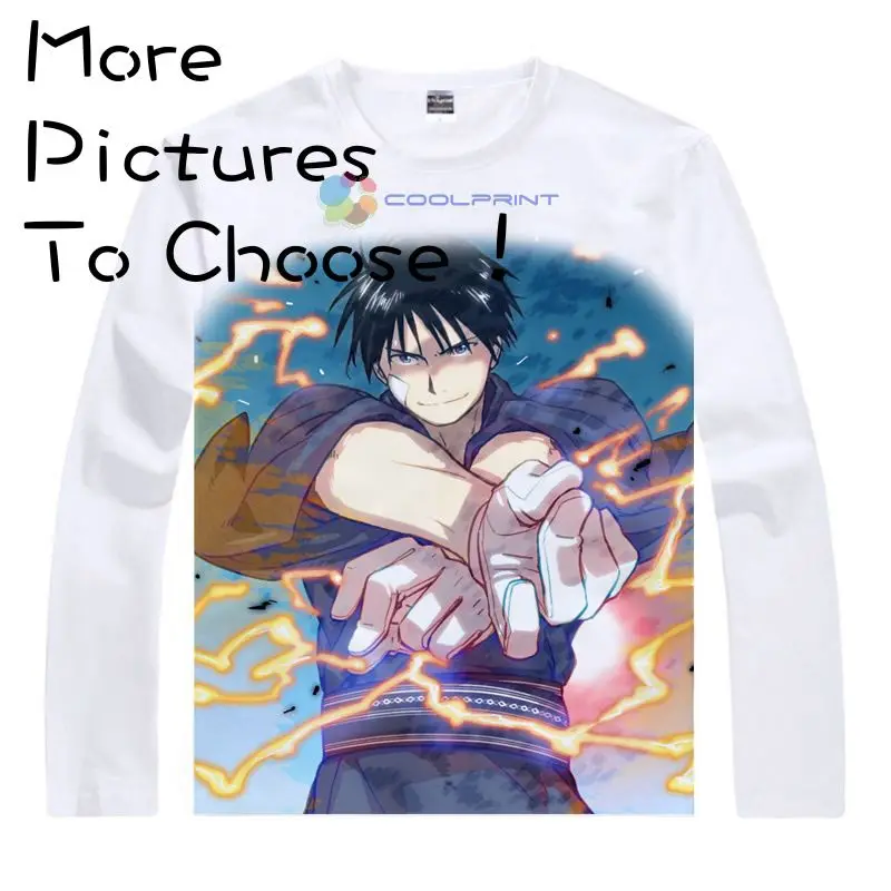 Coolprint японский аниме цельнометаллический Алхимик братство унисекс Футболки с