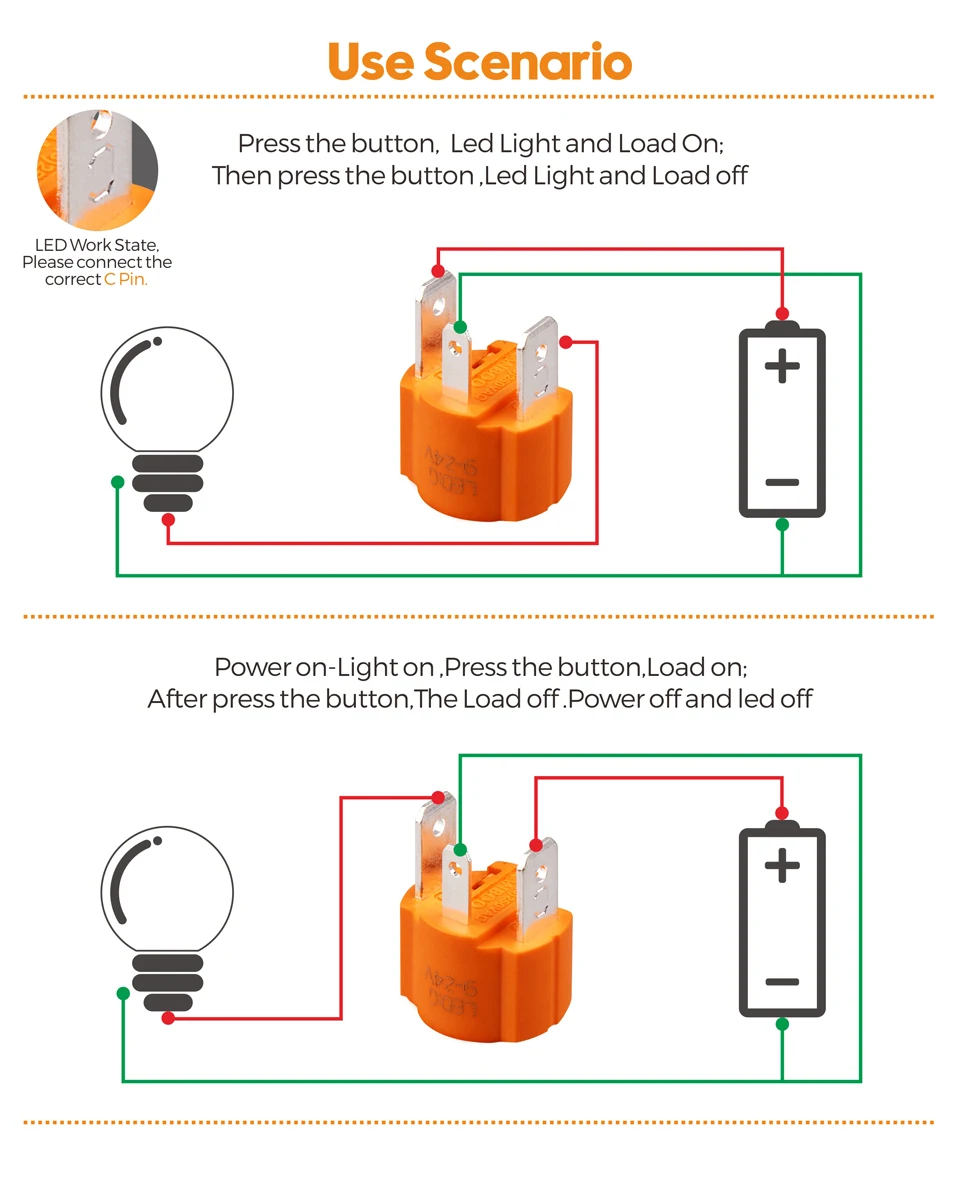 LANBOO производитель 16 мм 12V110V 24V 220V Светодиодный светильник с высоким током 10A мощный фиксатор мгновенный самоблокирующийся кнопочный переключатель