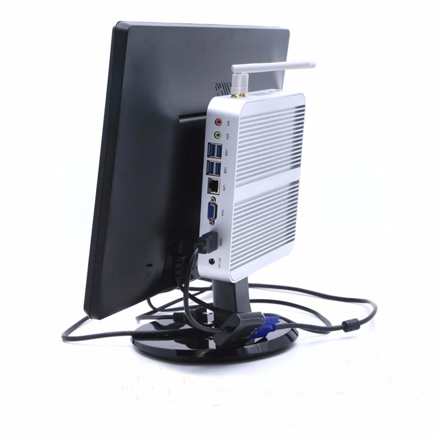 

3 Year Warranty Fanless Mini PC,4K HTPC,Nettop with Intel Haswell i5-4200U CPU,3280*2000,HDMI, 4*USB3.0,300M WiFi,Windows 10 Pro