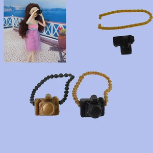 3 шт.лот, аксессуары для кукол, пластиковая поддельная камера для куклы Барби, сделай сам, камера для куклы BJD, для куклы Monster high, игрушки для кукол