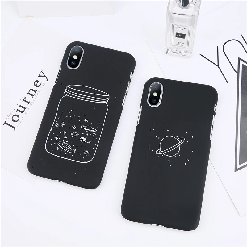 Lovebay чехол для телефона iPhone 6 6s 7 8 Plus X милый мультфильм бутылка желаний планета