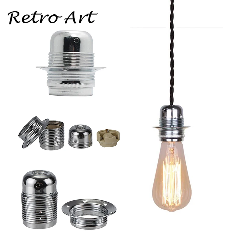 E27 E26 VINTAGE RETRO EDISON SCREW BULB SOCKET LAMP HOLDER LIGHT FITTING