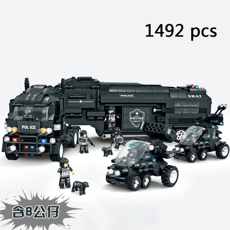 2019 городской полицейский военный спецназ комплекты транспортных средств