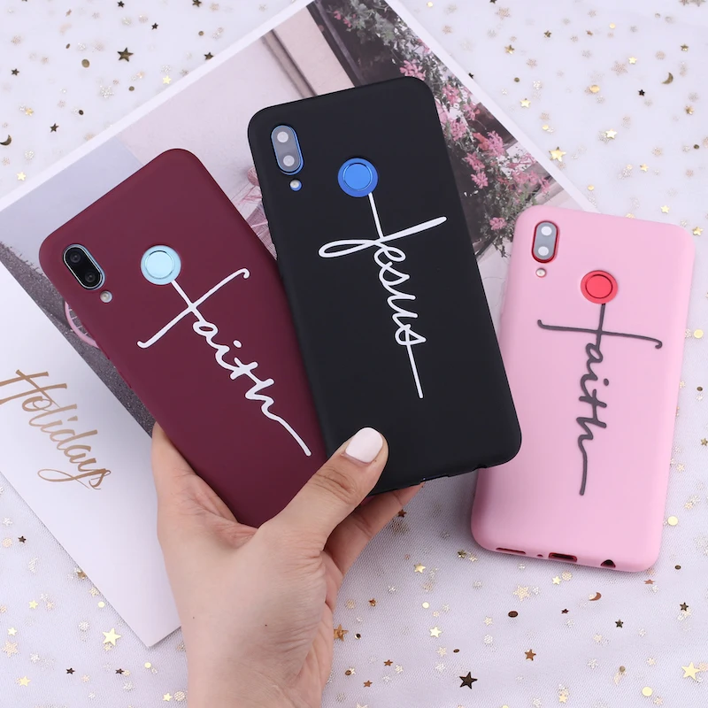 Силиконовый чехол для телефона Samsung S8 S9 S10 S10e S20 Plus Note 8 9 10 A7 A8 распятие христианский