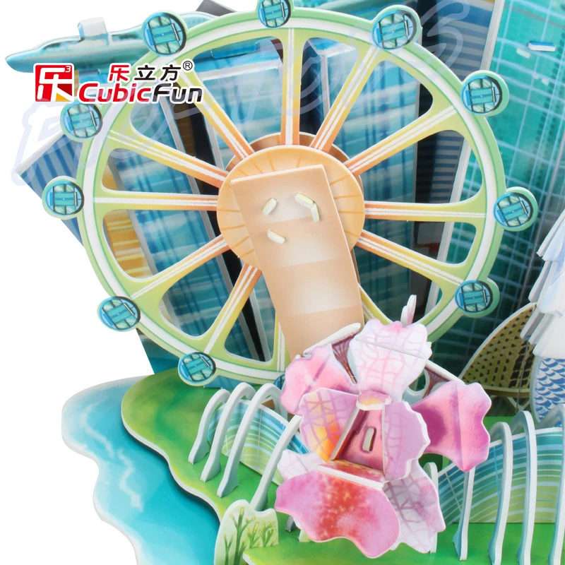 Новое поступление подарок городской пейзаж из Сингапура 3D пазл модель