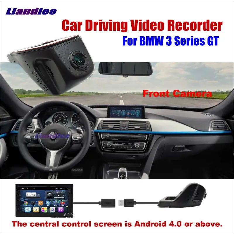 Liandlee Novatek96655 Car DVR Front Camera Driving Video Recorder USB Plug For BMW 3 Series GT Android Screen AUTO Dashcam | Автомобили и