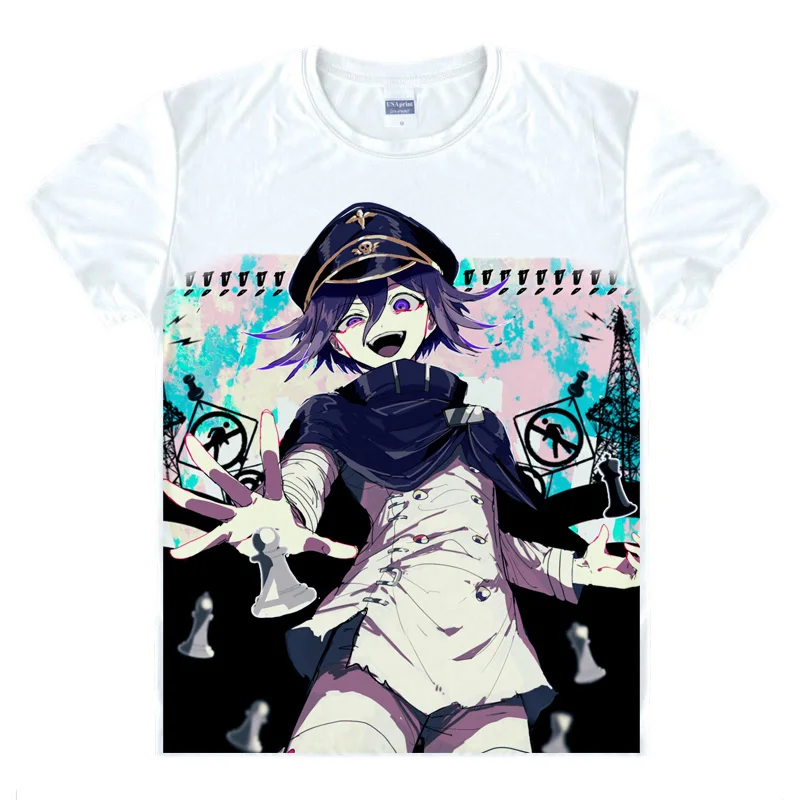 Style 15 Makoto Naegi Kyoko kirigri футболка Danganronpa V3 Killing Harmony Мужская Повседневная футболка премиум-класса футболка с коротким рукавом и принтом - Цвет: Style 15