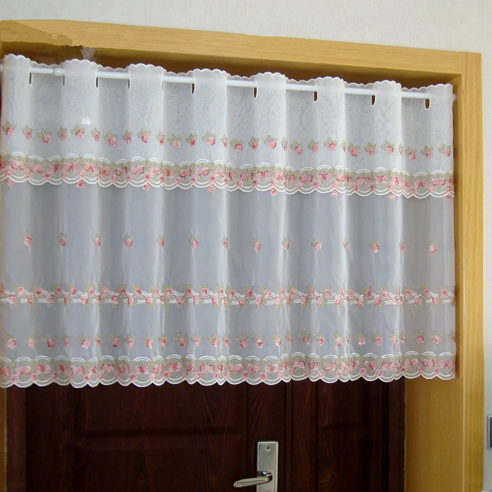 Занавеска для двери в сельском стиле роскошная занавеска окна с вышивкой виде